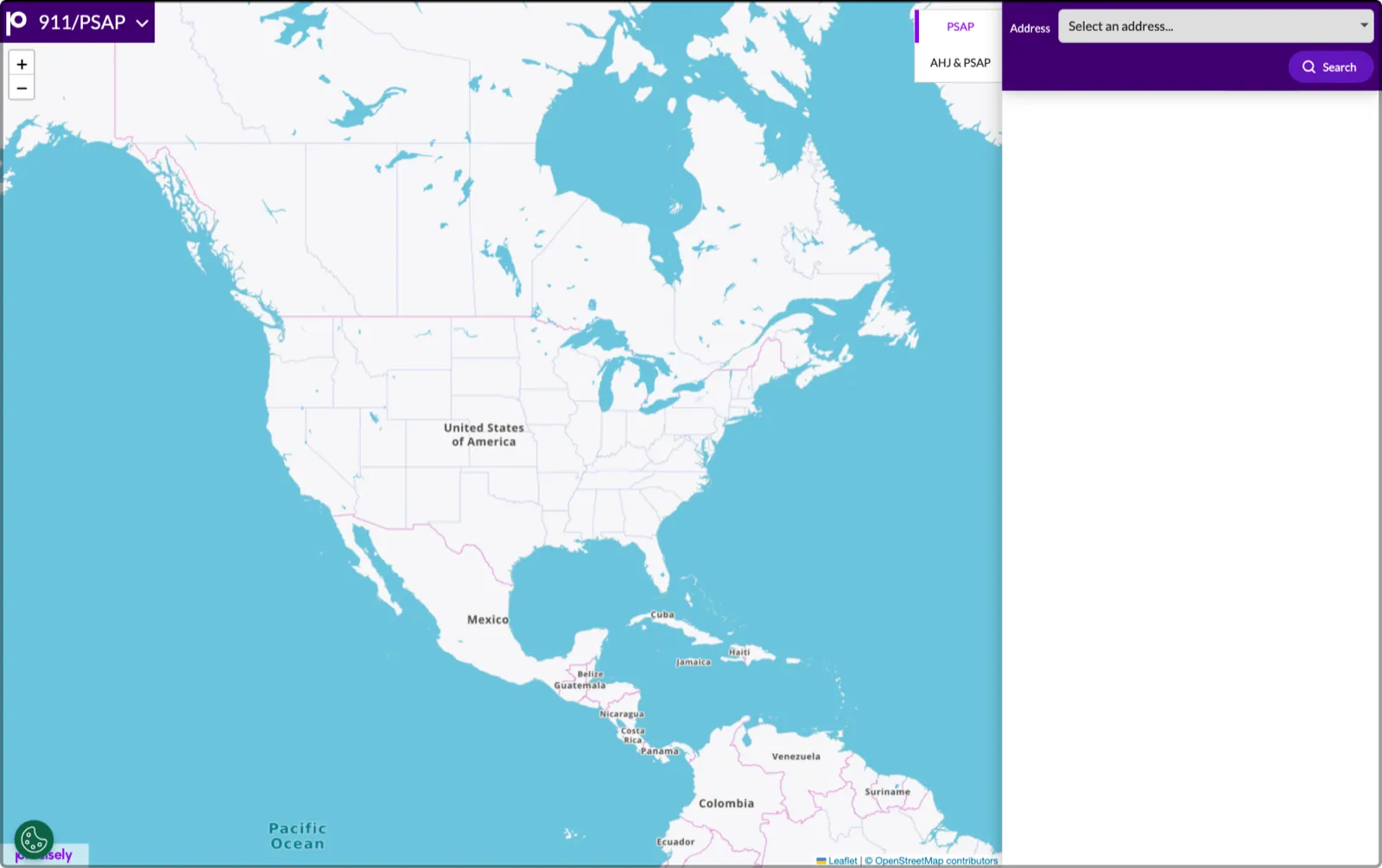Emergency Info API old portal map demo